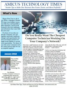 Amicus Technology Times_Jan 2018_Cover